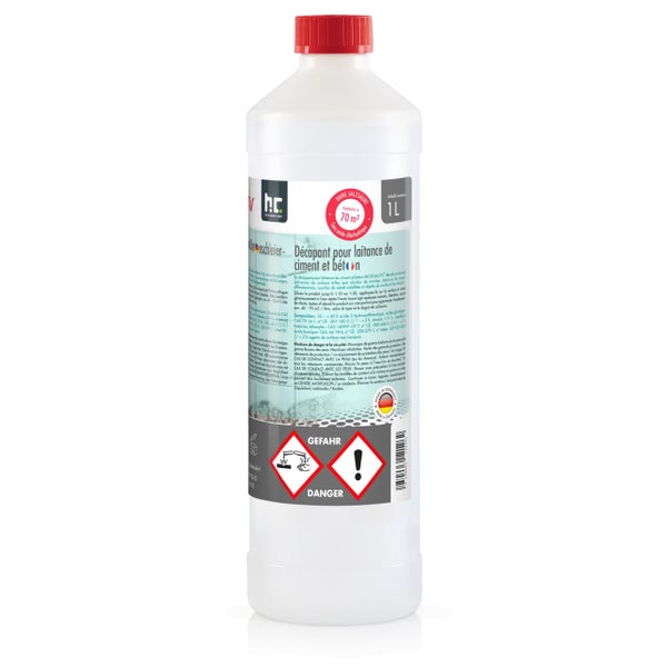 Zementschleierentferner in einer Ein-Liter-Flasche
