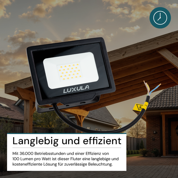Luxula Strahler für den Außenbereich