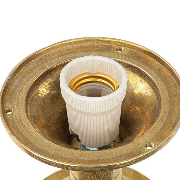 Lampenfassung mit Metallsockel und Keramikfassung