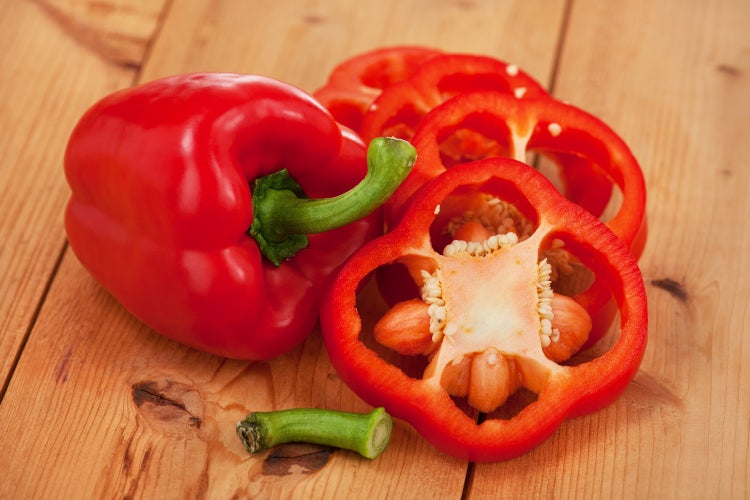 SAFLAX Garden to go - BIO - Paprika - California Wonder - Rot - Capsicum annuum - 20 Samen - Mit Topf, Klima - Deckel und Anzuchtsubstrat