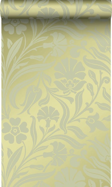 Origin Wallcoverings Tapete Blumen Grün - 53 cm x 10.05 m - 346638