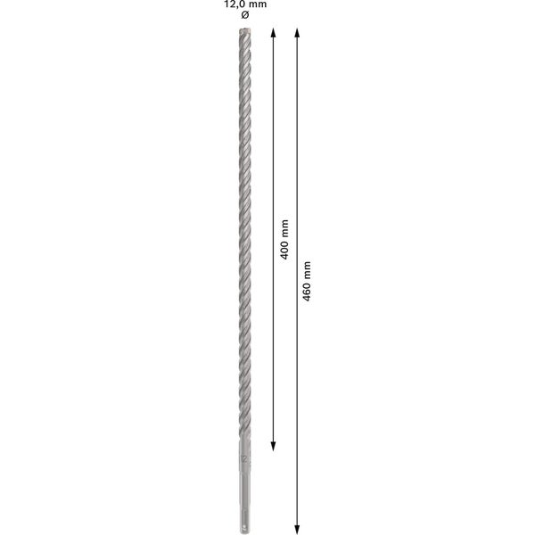 Bosch PRO SDS plus-5X Hammerbohrer 12 x 400 x 460 mm - 2608833812