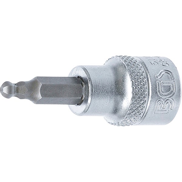 BGS Bit-Einsatz Antrieb Innenvierkant 10 mm (3/8) Innensechskant mit Kugelkopf 4 mm - 5111