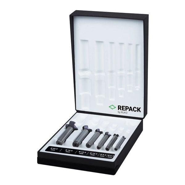 RUKO ULTIMATECUT Kegel- und Entgratsenker-Satz 3S HSSE-Co 5 RUnaTEC DIN 335 Form C 90° in REPACK 6 teilig - 102790EPRK