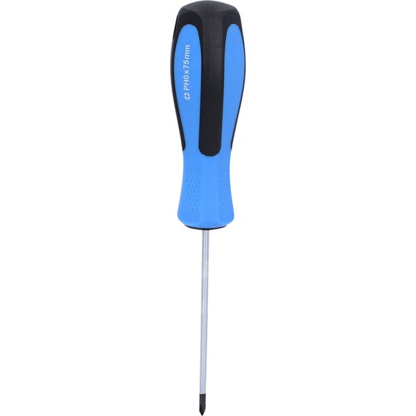 BRILLIANT TOOLS Schraubendreher Kreuzschlitz PH0 x 75 mm - BT031035