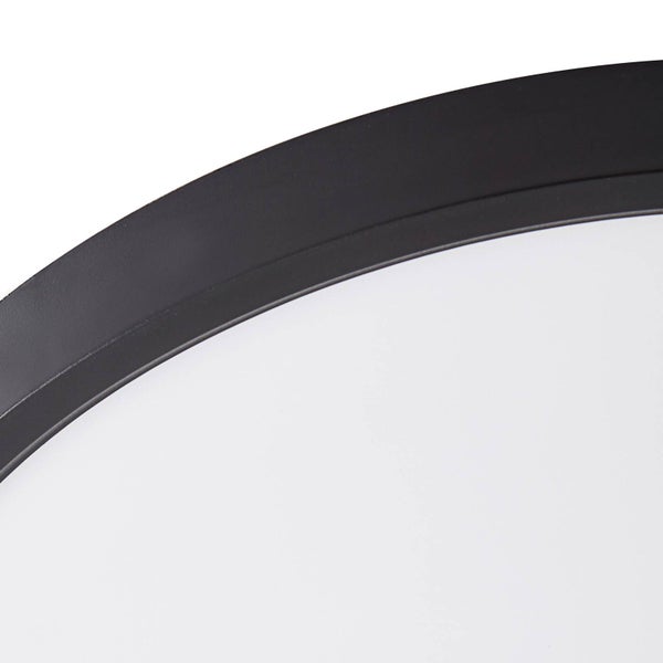 Lindby LED Smart Home Deckenlampe Pravin dimmbar (Modern) in Schwarz (1 flammig, ) - Deckenleuchte Lampe Wohnzimmerleuchte