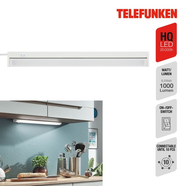 LED Unterbauleuchte 8,5 W weiß Kunststoff Telefunken