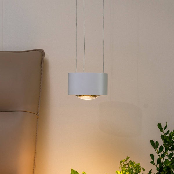 Arcchio LED Rotari (Modern) in Weiß aus Aluminium (1 flammig, ) Wohnzimmerleuchte
