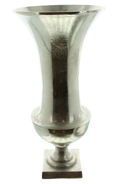 FRANK FLECHTWAREN | Dekovase Maison, groß, ALUMINIUM, Ø 23 x 49 cm
