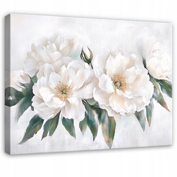 Bilder Abstrakt Blumen Leinwandbild Wohnzimmer Schlafzimmer 120x80 cm