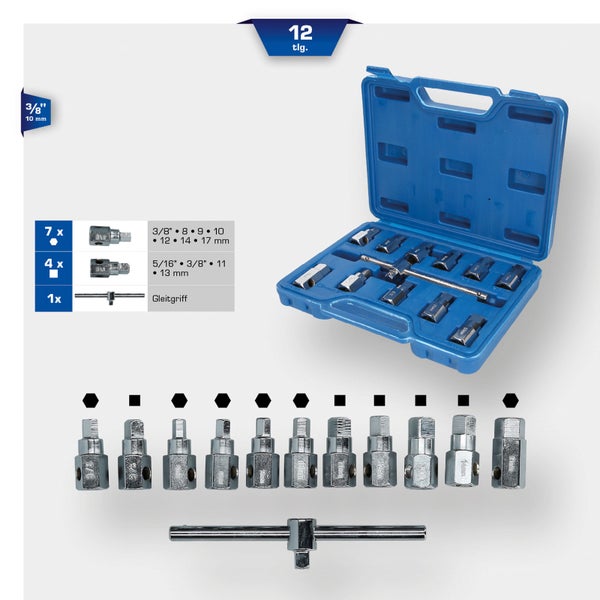 BRILLIANT TOOLS Öldienst-Stecknuss-Satz 12tlg. - BT711150