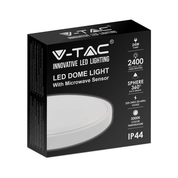 V-TAC LED Deckenleuchte mit Mikrowellensensor, Verpackung