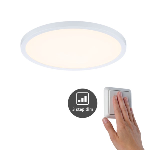 VariFit LED Einbaupanel 3-Step-Dim Areo IP44 rund 230mm 16W 1400lm 3000K Weiß dimmbar
