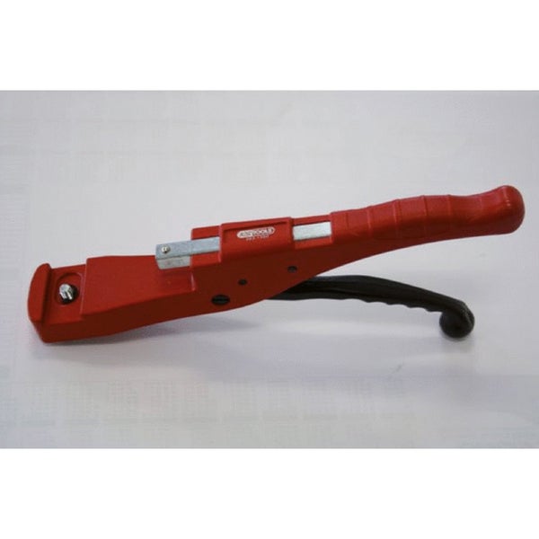 Knipex Fangband für Werkzeuge mit elastischem Gurtband, Karabinerhaken und Kordelschlaufe mit Metallstopper.