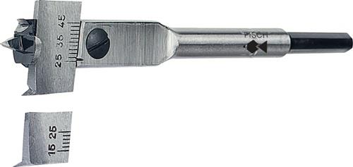 FISCH Zentrumbohrer Type 0500 Bohr-Ø 15 - 45 mm - 051215-045