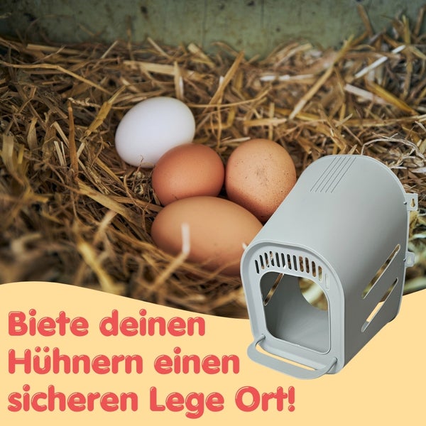 Legenester für Hühner Hühnerstall Zubehör Hühnernest Legenest Geflügel Brutnest Kunststoff Wandmontage