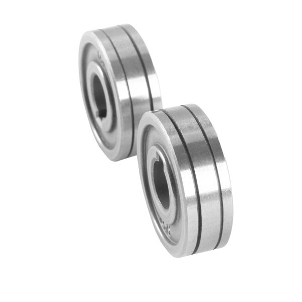 STAHLWERK Drahtführungsrolle 2er Set 0,6 / 0,8 mm 1,0 / 1,2 mm U & V Profil