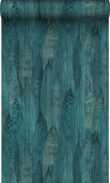 Origin Wallcoverings Tapete Blätter Meeresgrün - 53 cm x 10.05 m - 347368