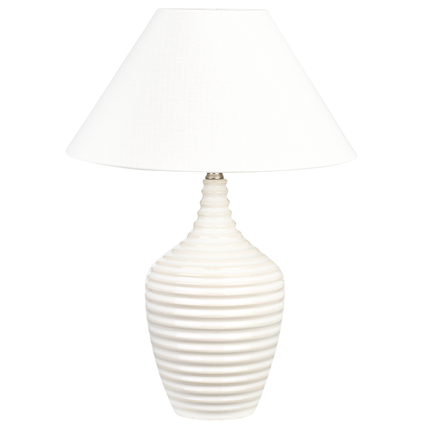 Tischleuchte CELESTE Keramik Beige