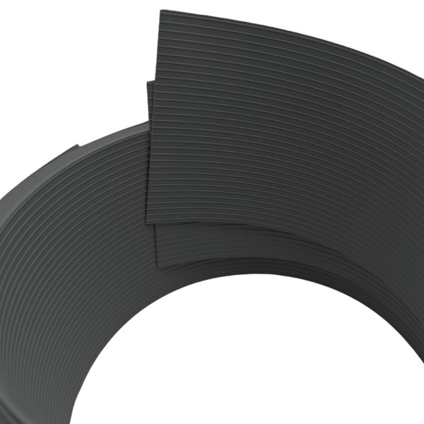 Abflussrohr aus Kunststoff mit gerillter Oberfläche