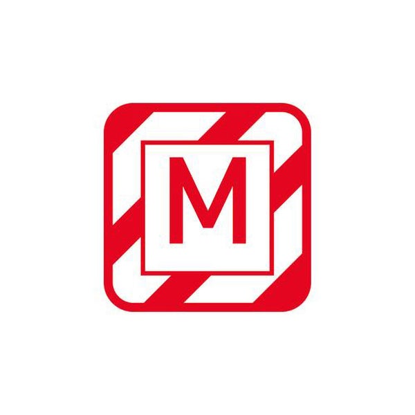 Symbol für Staubklasse M