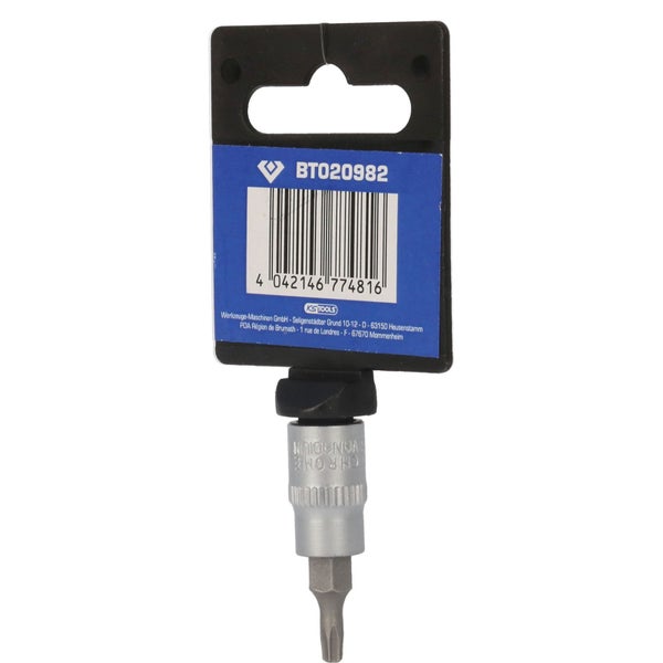 BRILLIANT TOOLS 1/4 Torx-Bit-Stecknuss mit Stirnlochbohrung TB15 - BT020982