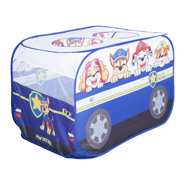 ROBA Pop Up Spielbus Paw Patrol - Kinderzelt in Autoform, Indoor & Outdoor