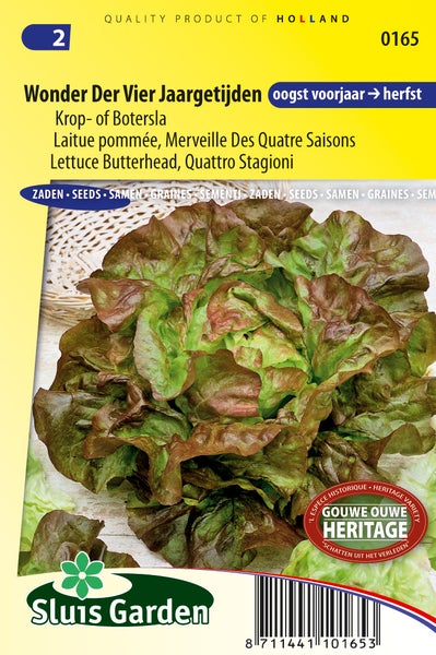 Samenpackung Wonder Der Vier Jaargetijden Kopfsalat von Sluis Garden