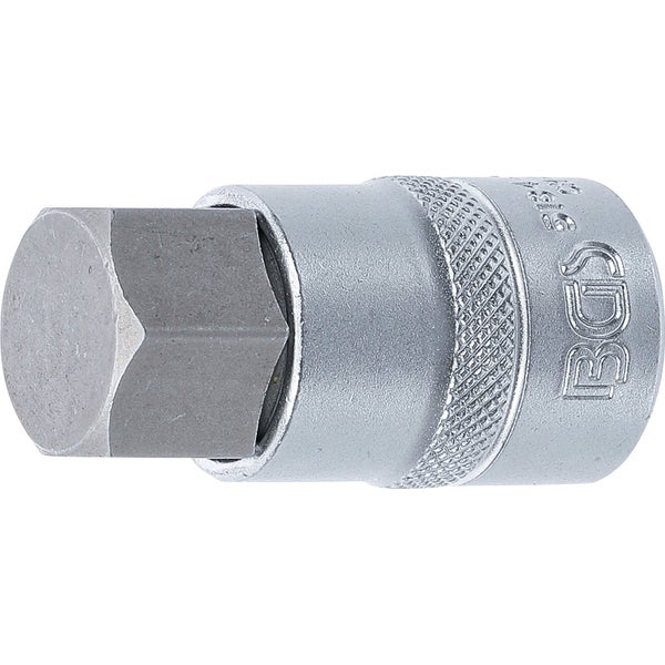BGS technic Steckschlüssel Einsatz H22, 12,5 mm, 55 mm