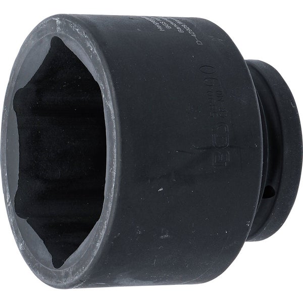 BGS Kraft-Steckschlüssel-Einsatz Sechskant Antrieb Innenvierkant 25 mm (1) SW 90 mm - 5890