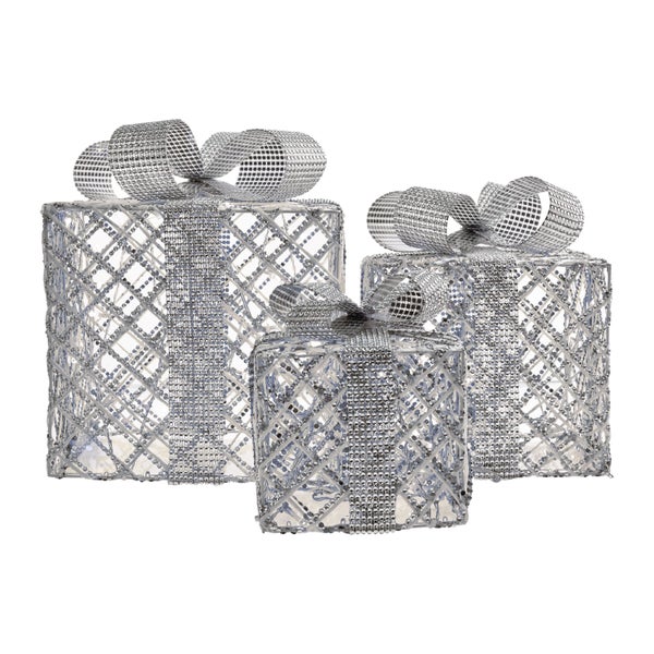 LAALU LED-Lichtdekoration GIFTS silber