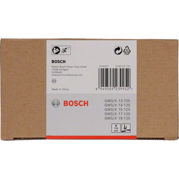 Bosch Produktverpackung mit Informationen zu Werkzeugdetails und Herstellerangaben.
