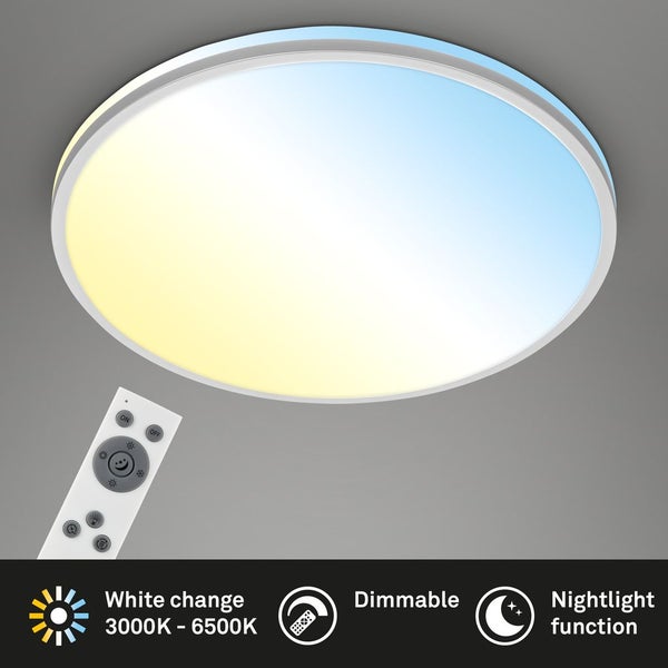LED Deckenlampe LED Deckenleuchte Wohnzimmer Dimmbar Fernbedienung CCT Flur