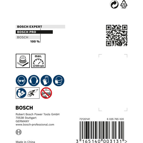 Bosch PRO Metal clean Topfbürste 70 x 0,30 mm Gewinde - 1608614020