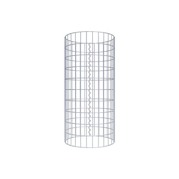 Gabionensäule Durchmesser 47 cm, MW 5 x 10 cm rund - Höhe: 1,00 m