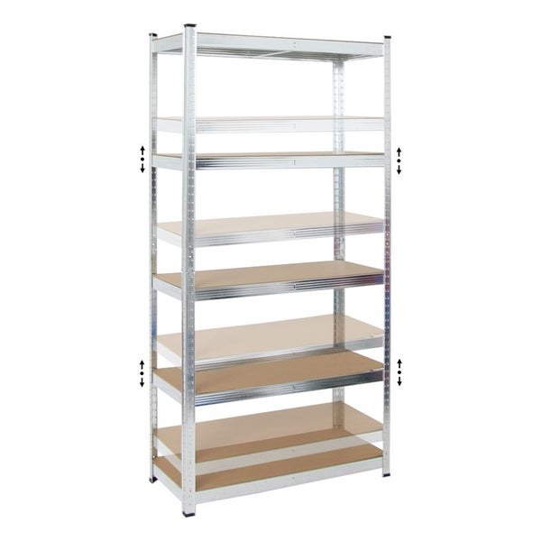 Kellerregal GORILLA HxBxT 180 x 90 x 40cm Fachlast 175kg Verzinkt