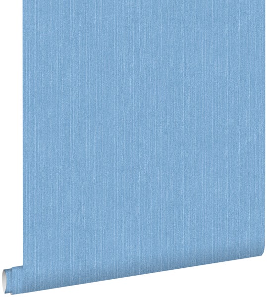 ESTAhome Tapete Jeans-Optik Blau - 53 cm x 10.05 m - 148605