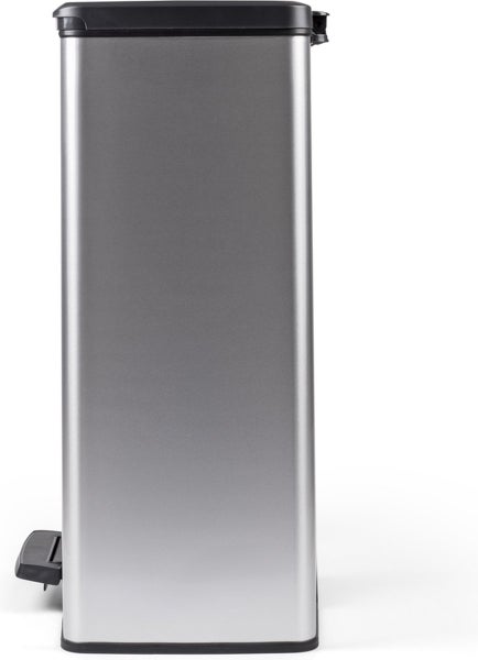 Curver Deco Bin Duo Mülleimer -  26L+ 26L - mit Pedal, metallic