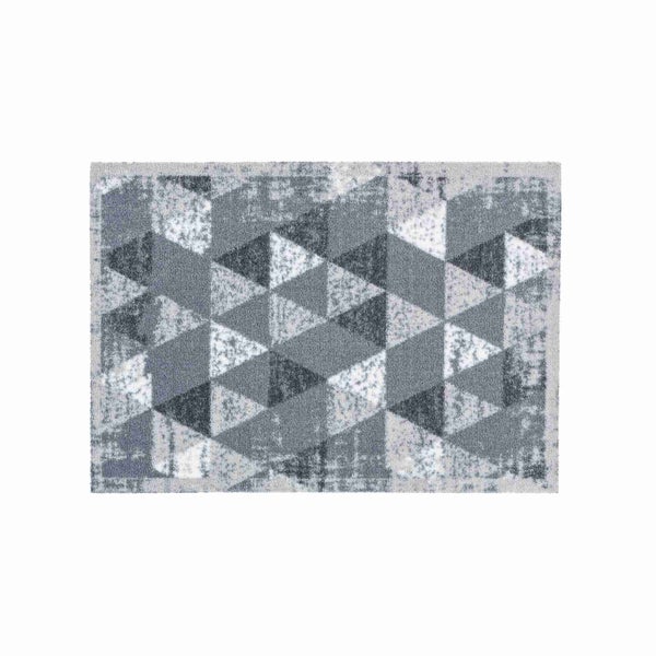 Teppich mit geometrischem Dreiecksmuster