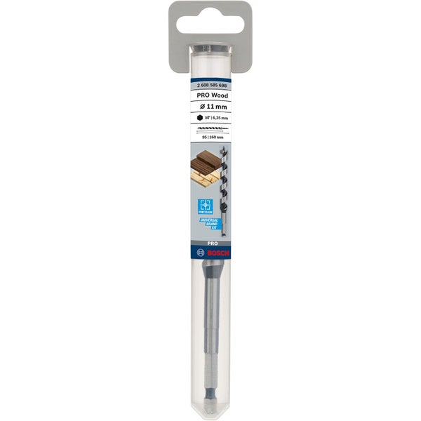 Bosch PRO Wood Holzschlangenbohrer 11 x 95 x 160 mm - 2608585698