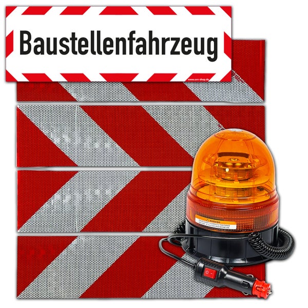 Kfz-Folie UvV Avery DIN30710 Magnetset + Kennleuchte Tower