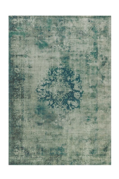 Flachflor Teppich Orion Grün Vintage 160 x 230 cm