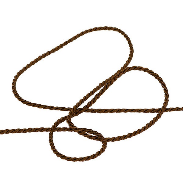Dekorative braune Kordel
