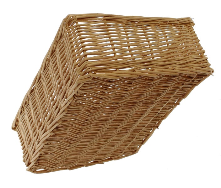 FRANK FLECHTWAREN | Regalkorb Natur, WEIDE, 40 x 30 x 11 cm