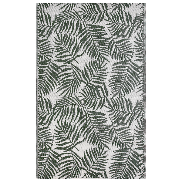 Outdoorteppich KOTA 120 x 180 cm Dunkelgrün Zweiseitig