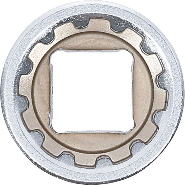 BGS Steckschlüssel-Einsatz Gear Lock Antrieb Innenvierkant 12,5 mm (1/2) SW 20 mm - 10220