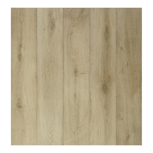 Laminatboden mit natürlicher Eichenholzoptik und fühlbarer Holzstruktur