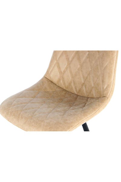 Barstuhl Frances 400 2er-Set Taupe / Schwarz