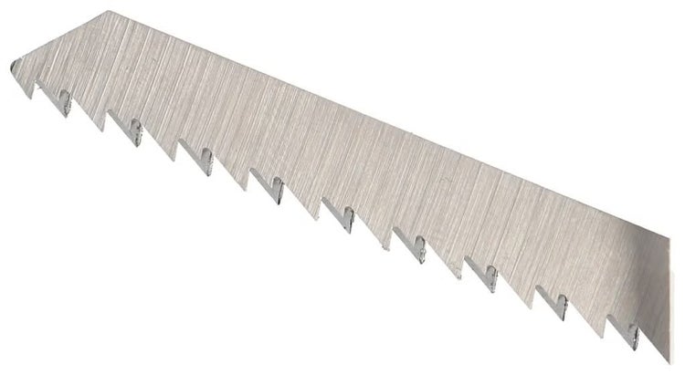 Zahnleiste aus Metall für Werkzeuge