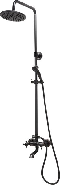 Duschsäule, Duschpaneele Retro Black 1